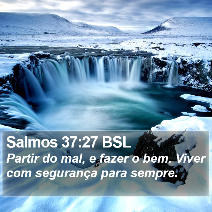 Salmos 37:27 BSL Bible Study