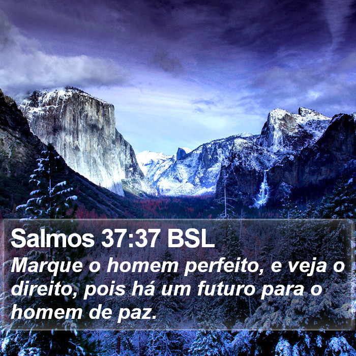 Salmos 37:37 BSL Bible Study