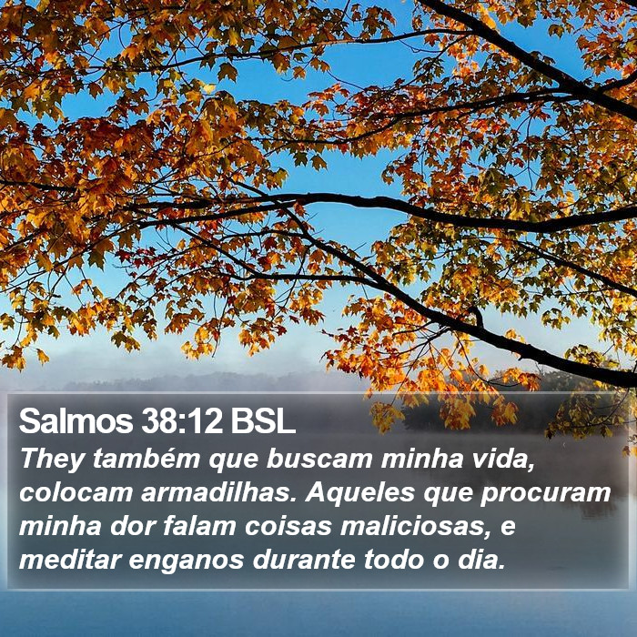 Salmos 38:12 BSL Bible Study