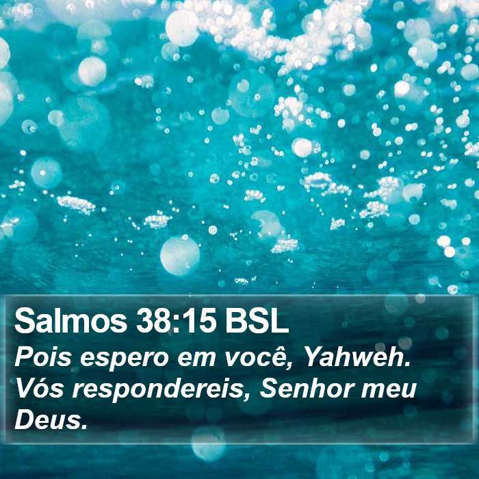 Salmos 38:15 BSL Bible Study