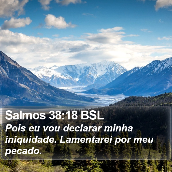 Salmos 38:18 BSL Bible Study