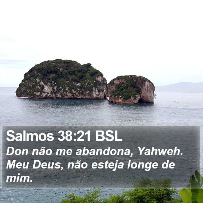 Salmos 38:21 BSL Bible Study