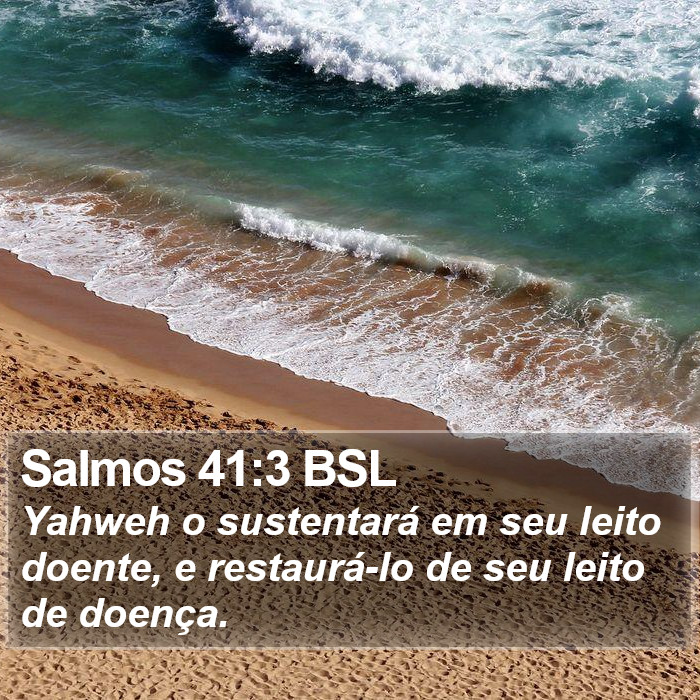 Salmos 41:3 BSL Bible Study