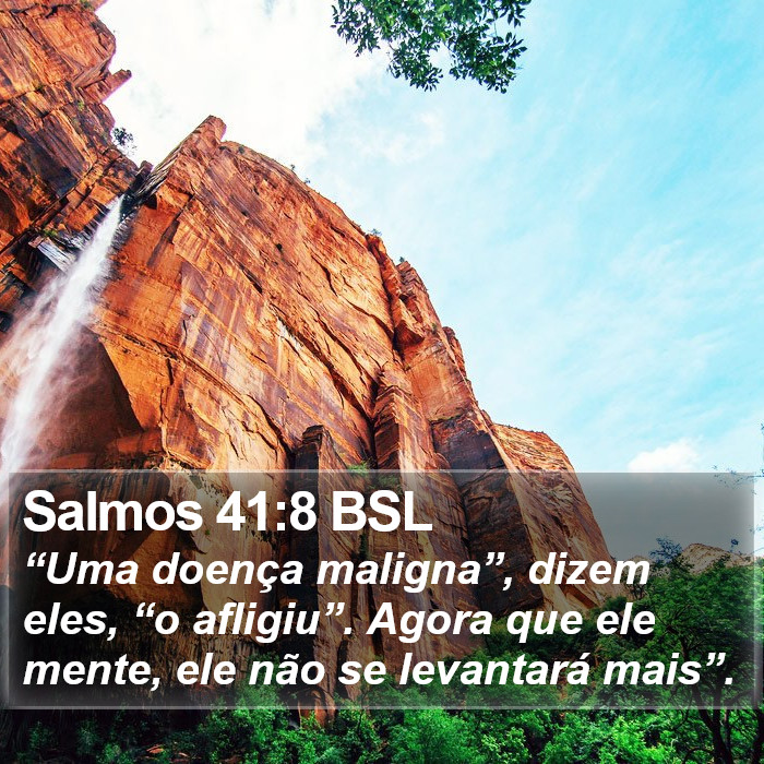 Salmos 41:8 BSL Bible Study