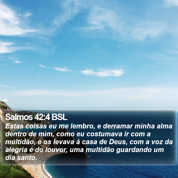 Salmos 42:4 BSL Bible Study