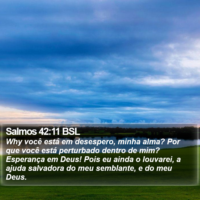 Salmos 42:11 BSL Bible Study