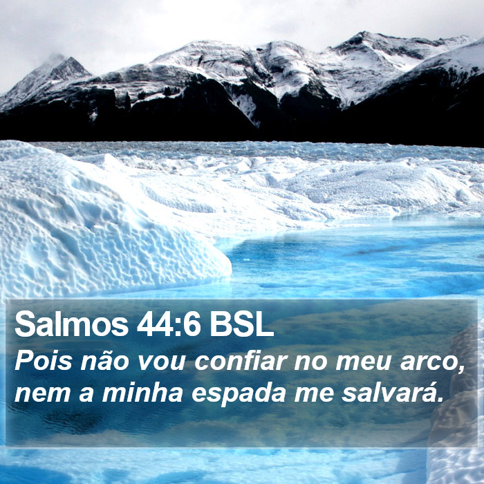 Salmos 44:6 BSL Bible Study