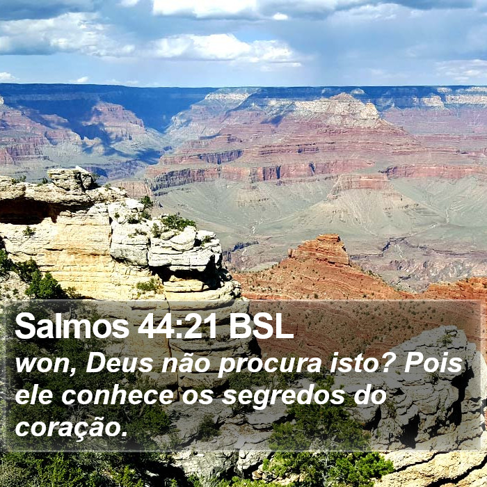 Salmos 44:21 BSL Bible Study