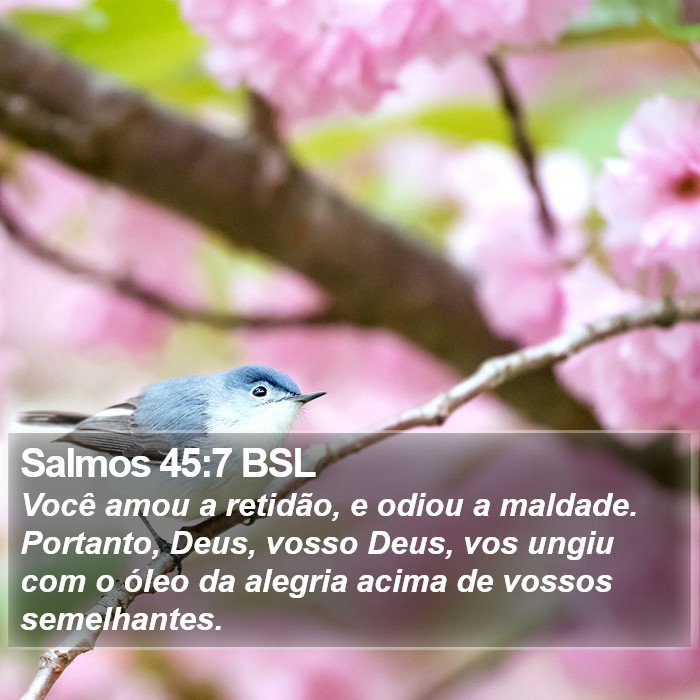 Salmos 45:7 BSL Bible Study