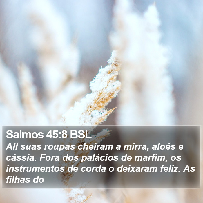Salmos 45:8 BSL Bible Study