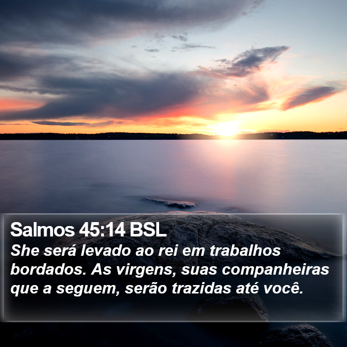 Salmos 45:14 BSL Bible Study
