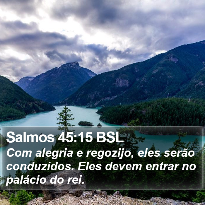Salmos 45:15 BSL Bible Study
