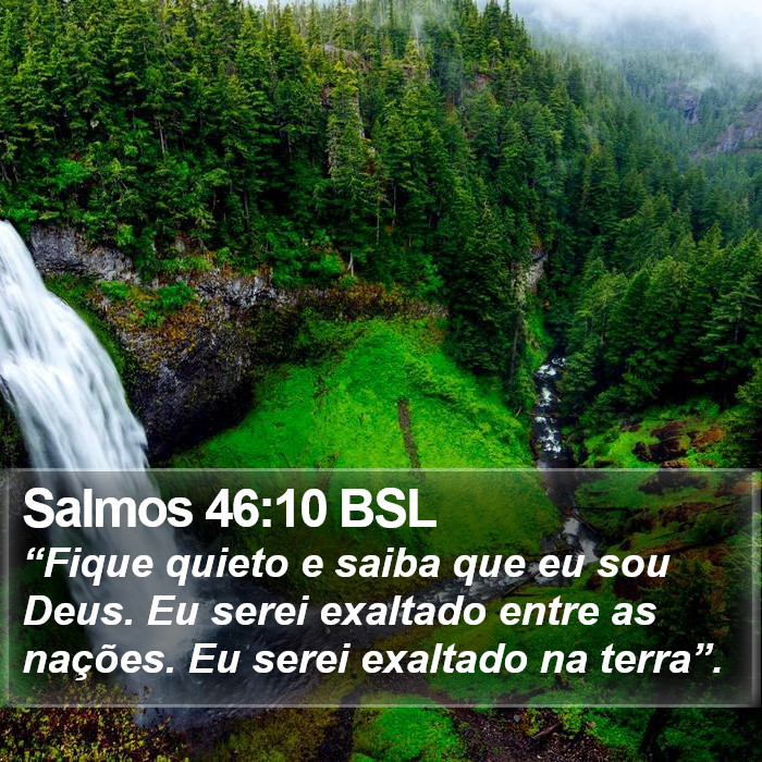 Salmos 46:10 BSL Bible Study