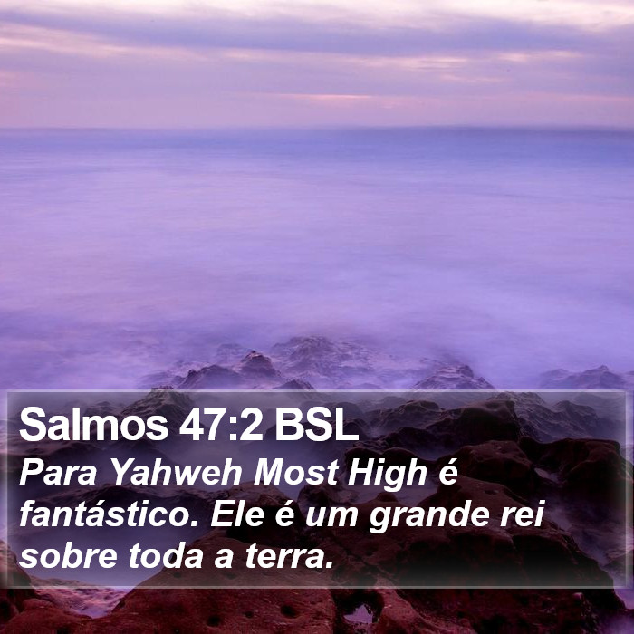 Salmos 47:2 BSL Bible Study