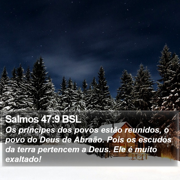 Salmos 47:9 BSL Bible Study