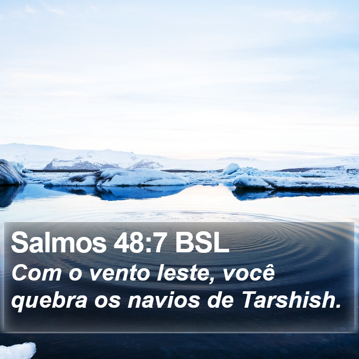 Salmos 48:7 BSL Bible Study