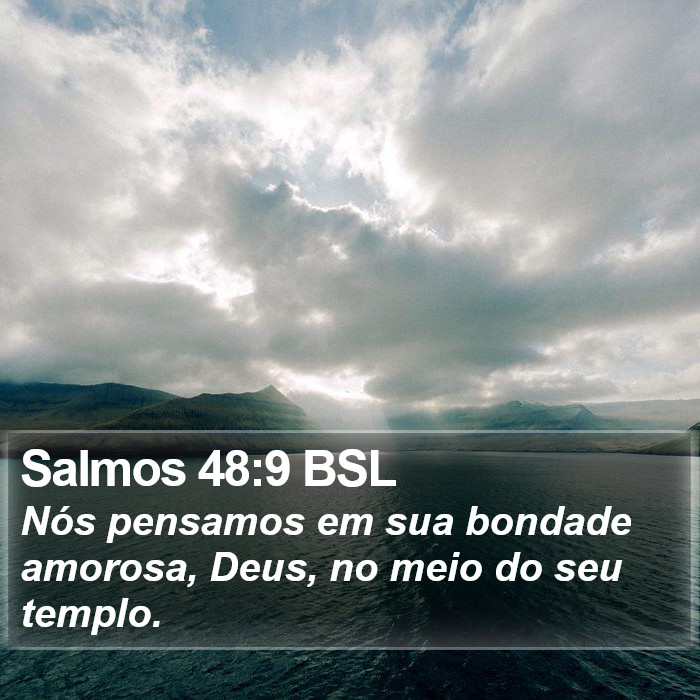 Salmos 48:9 BSL Bible Study