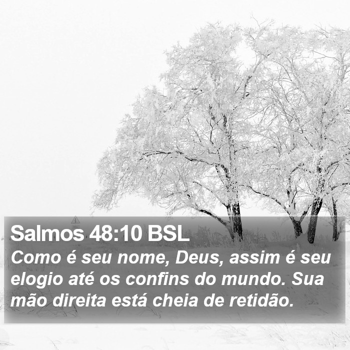 Salmos 48:10 BSL Bible Study