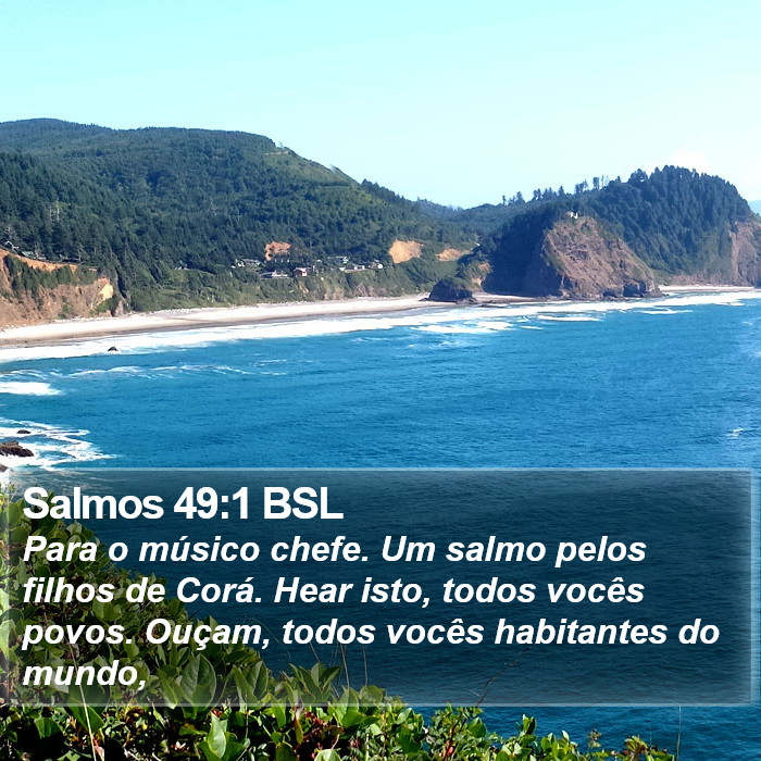 Salmos 49:1 BSL Bible Study