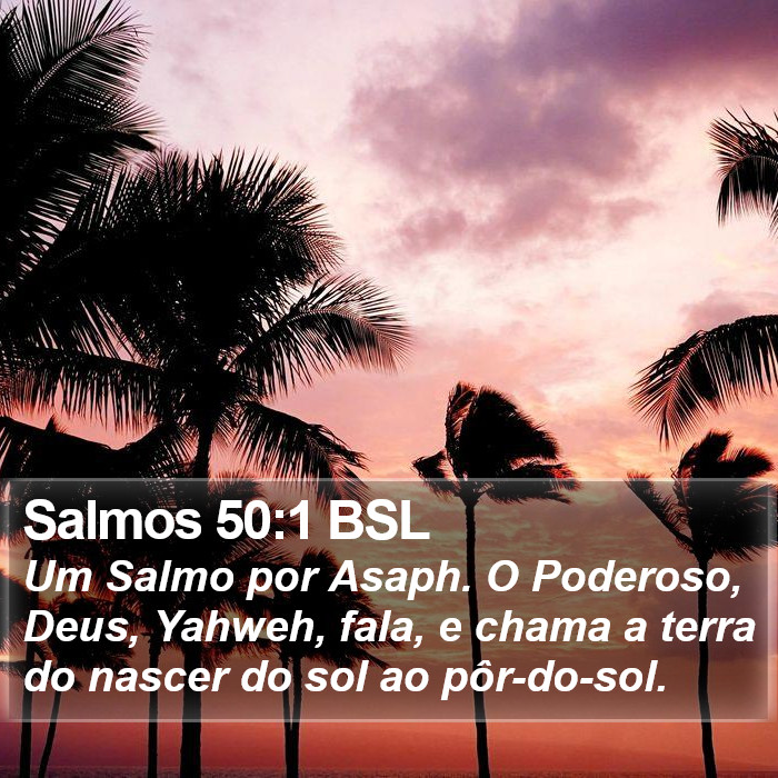 Salmos 50:1 BSL Bible Study