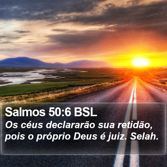 Salmos 50:6 BSL Bible Study