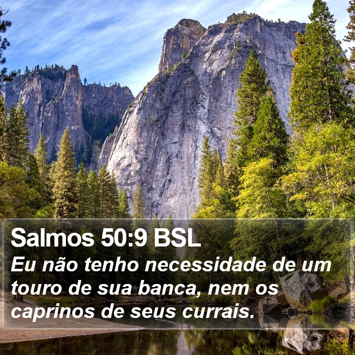 Salmos 50:9 BSL Bible Study