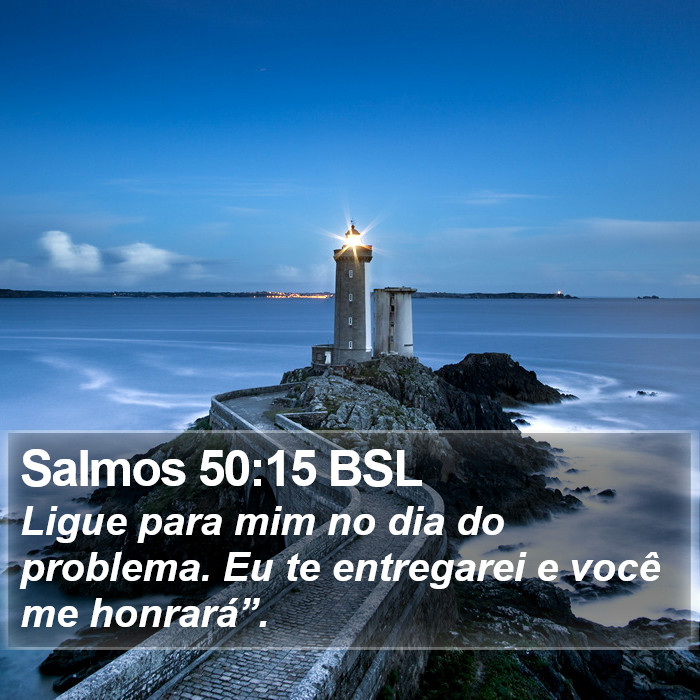 Salmos 50:15 BSL Bible Study