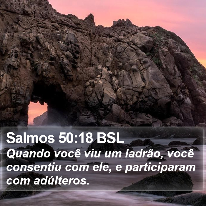 Salmos 50:18 BSL Bible Study