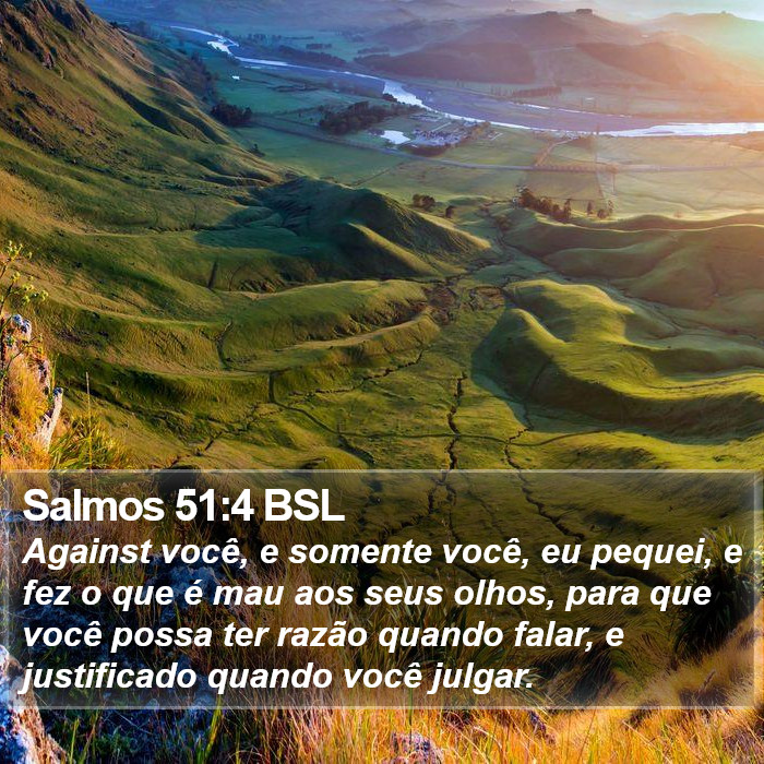 Salmos 51:4 BSL Bible Study