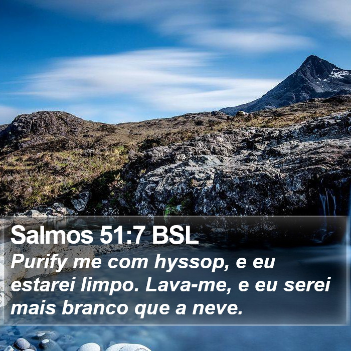 Salmos 51:7 BSL Bible Study