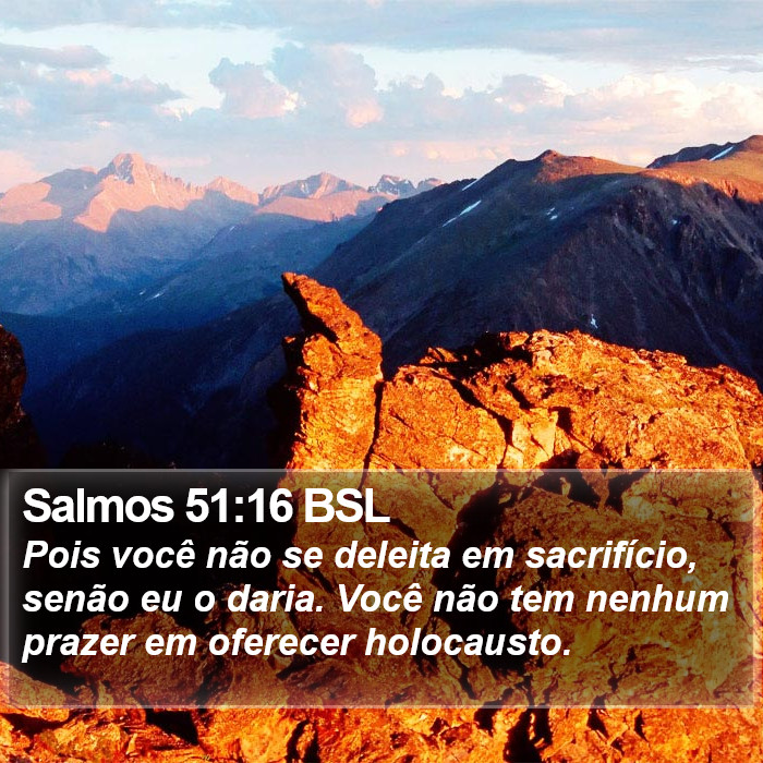 Salmos 51:16 BSL Bible Study
