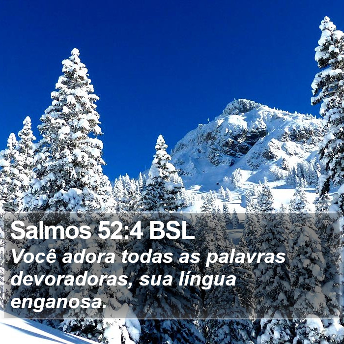 Salmos 52:4 BSL Bible Study