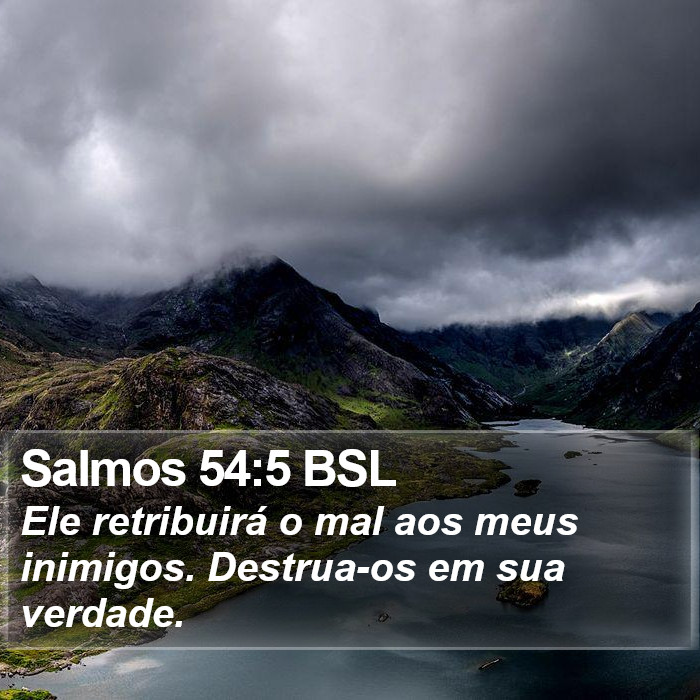 Salmos 54:5 BSL Bible Study