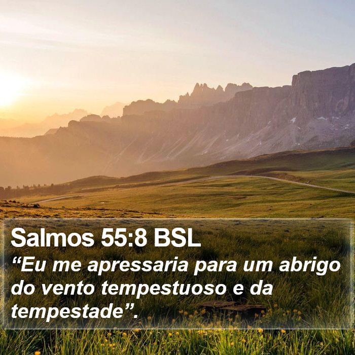 Salmos 55:8 BSL Bible Study