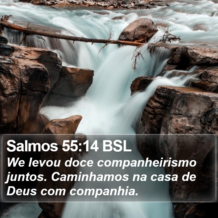 Salmos 55:14 BSL Bible Study