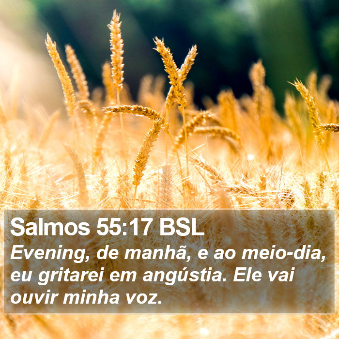 Salmos 55:17 BSL Bible Study