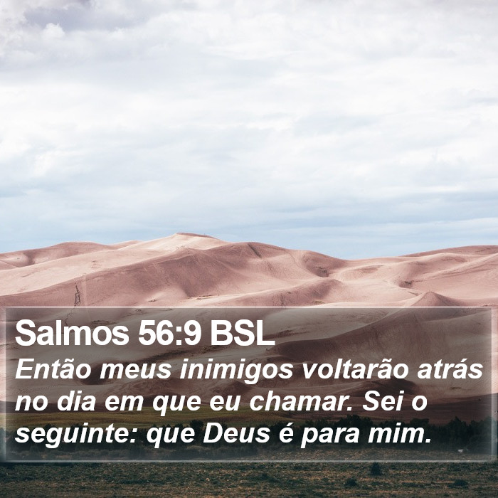 Salmos 56:9 BSL Bible Study