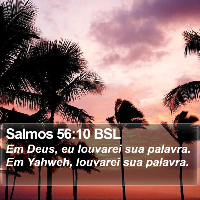 Salmos 56:10 BSL Bible Study