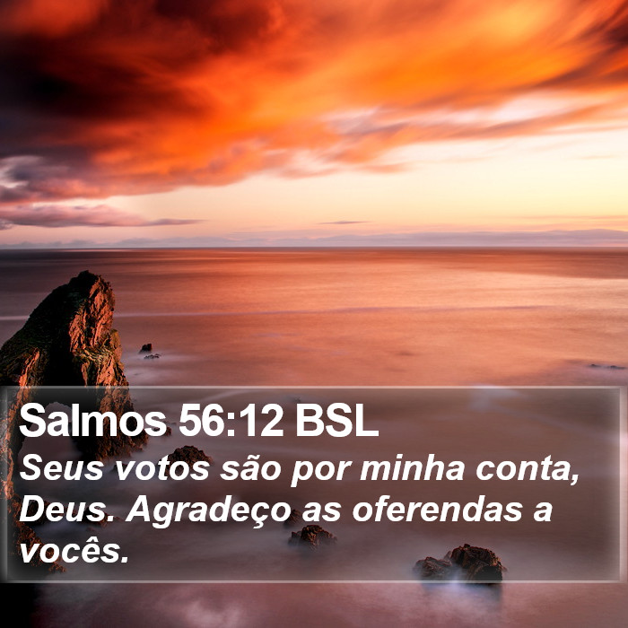 Salmos 56:12 BSL Bible Study