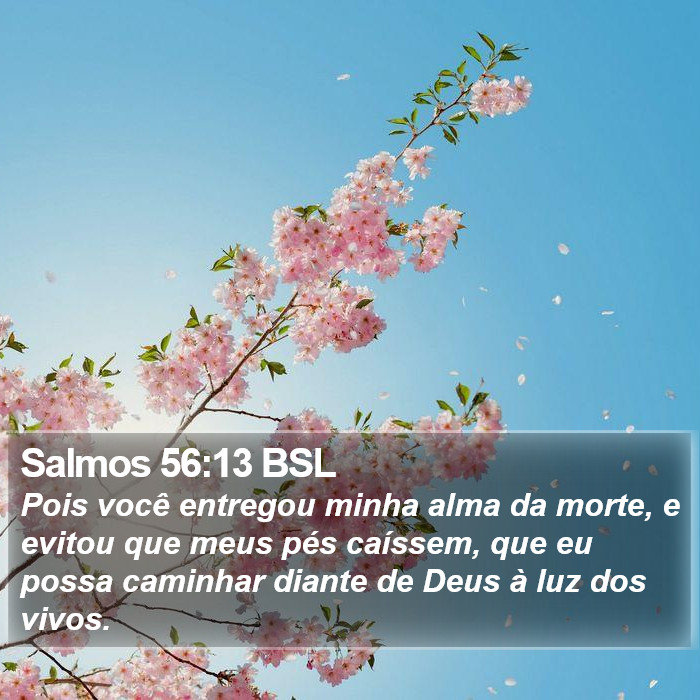 Salmos 56:13 BSL Bible Study