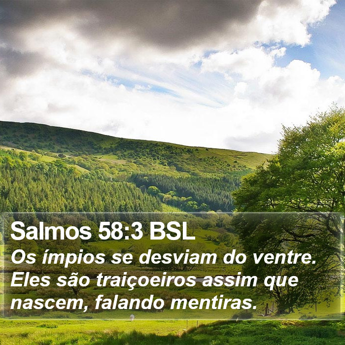 Salmos 58:3 BSL Bible Study
