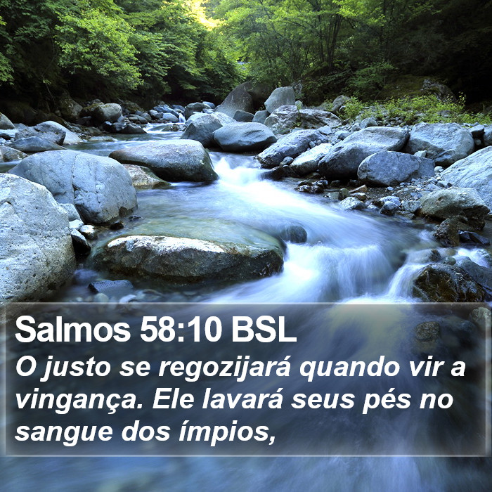 Salmos 58:10 BSL Bible Study