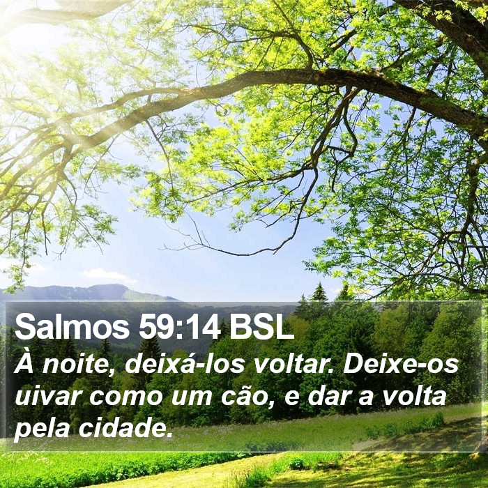 Salmos 59:14 BSL Bible Study