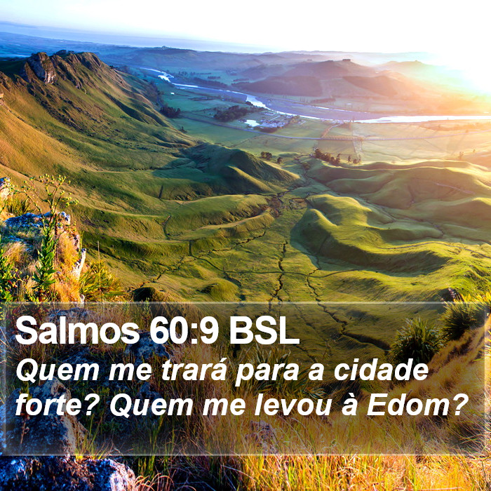 Salmos 60:9 BSL Bible Study