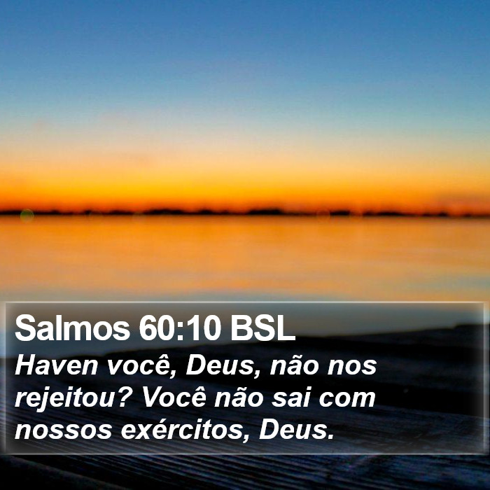Salmos 60:10 BSL Bible Study