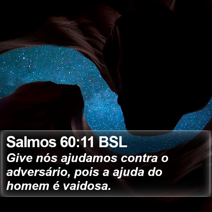 Salmos 60:11 BSL Bible Study