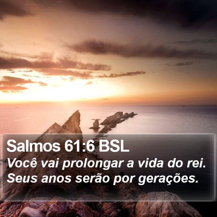 Salmos 61:6 BSL Bible Study