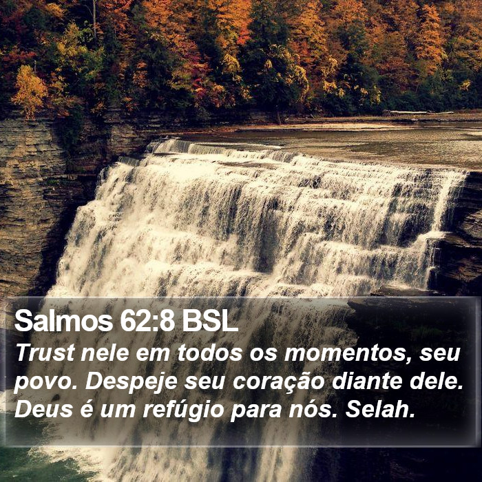 Salmos 62:8 BSL Bible Study