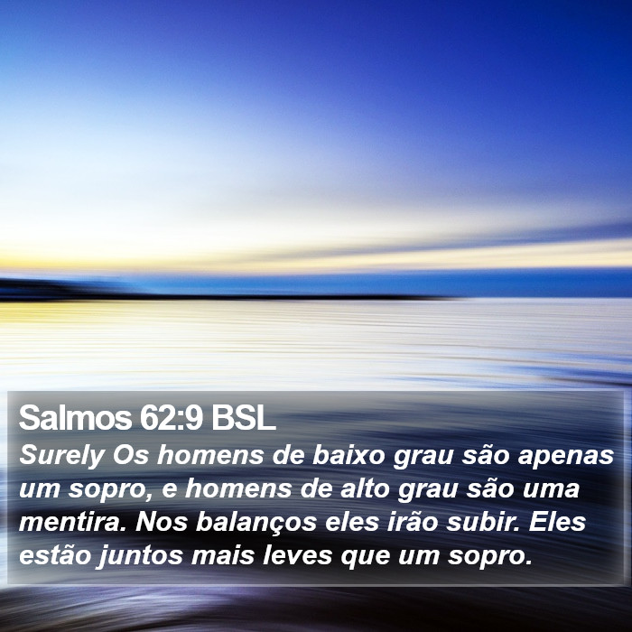 Salmos 62:9 BSL Bible Study