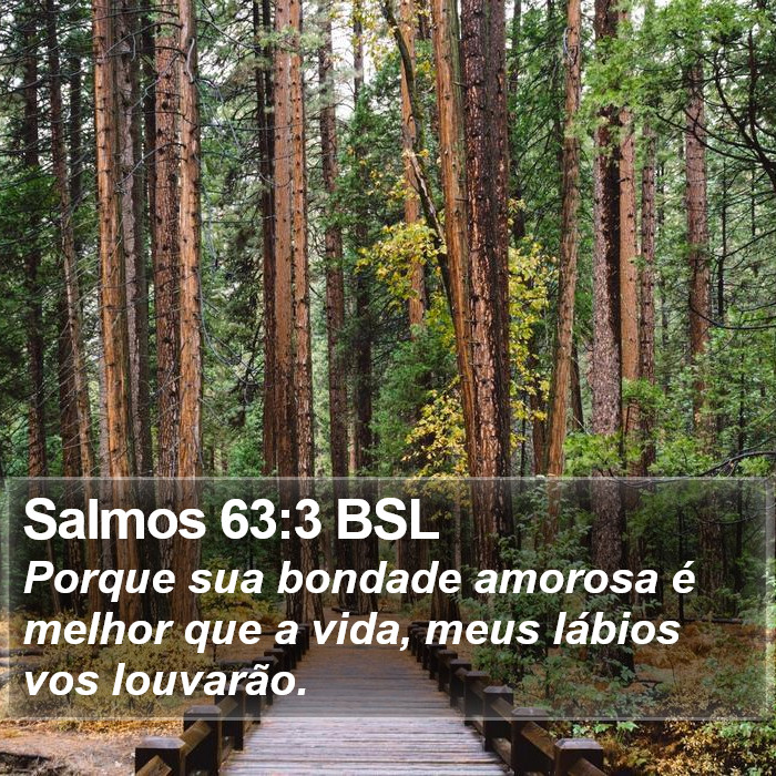 Salmos 63:3 BSL Bible Study